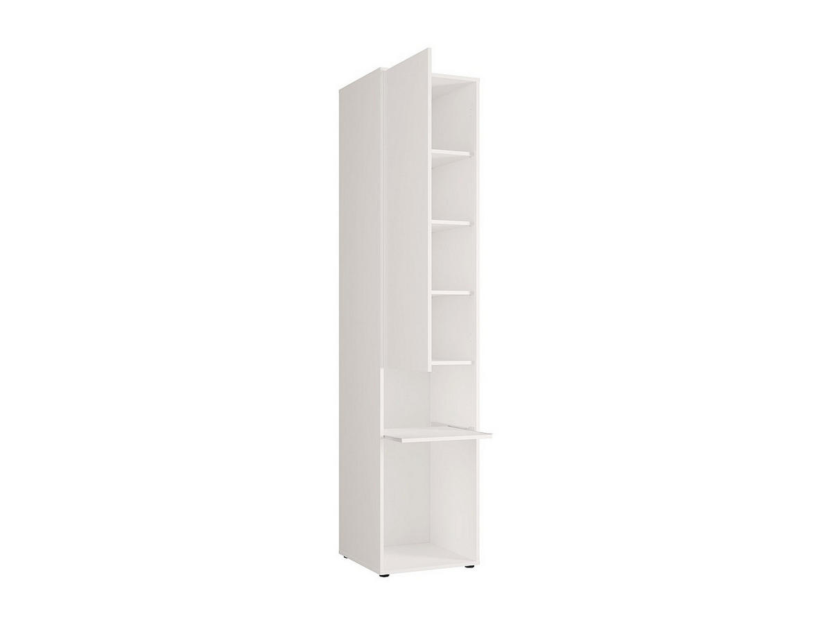 KLEIDERSCHRANK - 50 cm x 50 cm - Holz, Platte - Weiß - MOVELINO - Weiß, Holz (50/225.1/50cm) - Vente-Unique