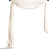QUERBEHANG 1ER SET HxB 140x600 Creme - Creme, Textil (140/600cm) - Gardinenbox