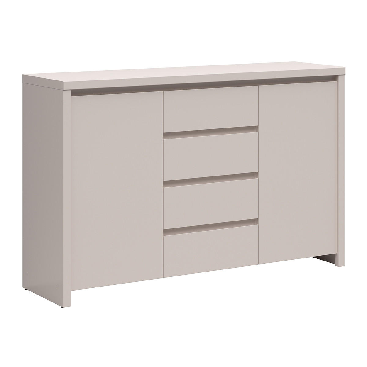 SIDEBOARD Soren Kaschmir - Beige, Holzwerkstoff (143.5/92/40.5cm) - Petits-meubles