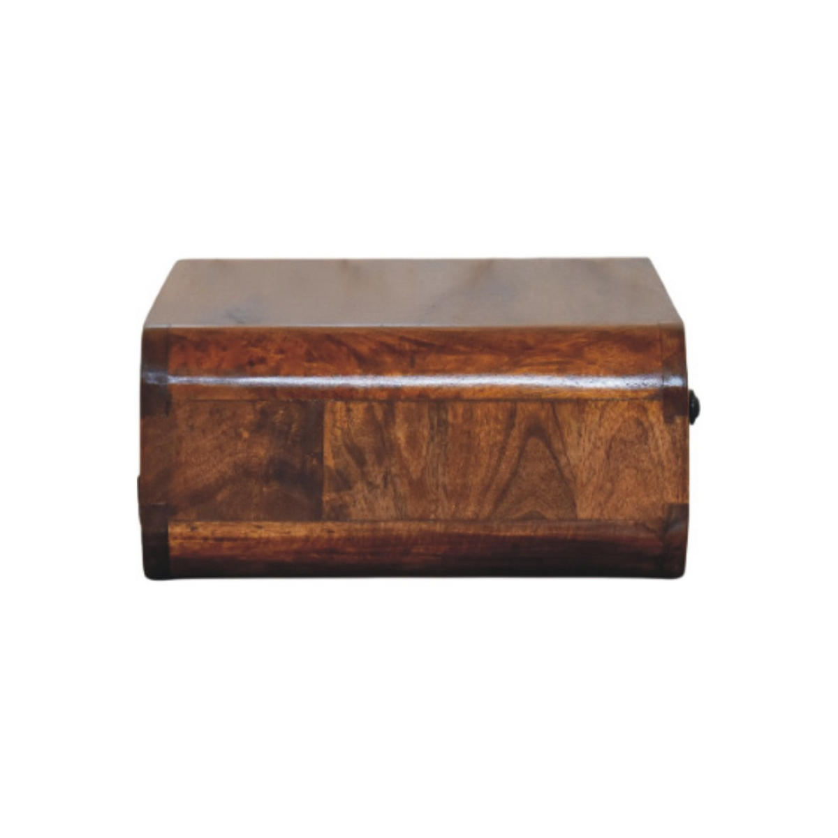 NACHTTISCH Avora Wandmontiert mit 1 Schublade, Braun - Messingfarben/Braun, Holz/Metall (45/15/32cm) - Artisan Furniture