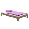 FUTONBETT THOMAS 90X190 CM - Taupe, Holz (90/190cm) - IDIMEX