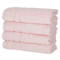 HANDTÜCHER 50x100 cm 450g/m2 im 4er Set, Handtuch Rosa - Rosa, Textil (50/100cm) - Carpe Sonno