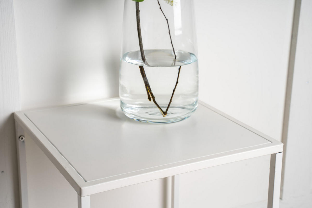 COUCHTISCH 38x37 cm weiß - Weiß, Holzwerkstoff (37/38/46cm) - ebuy24