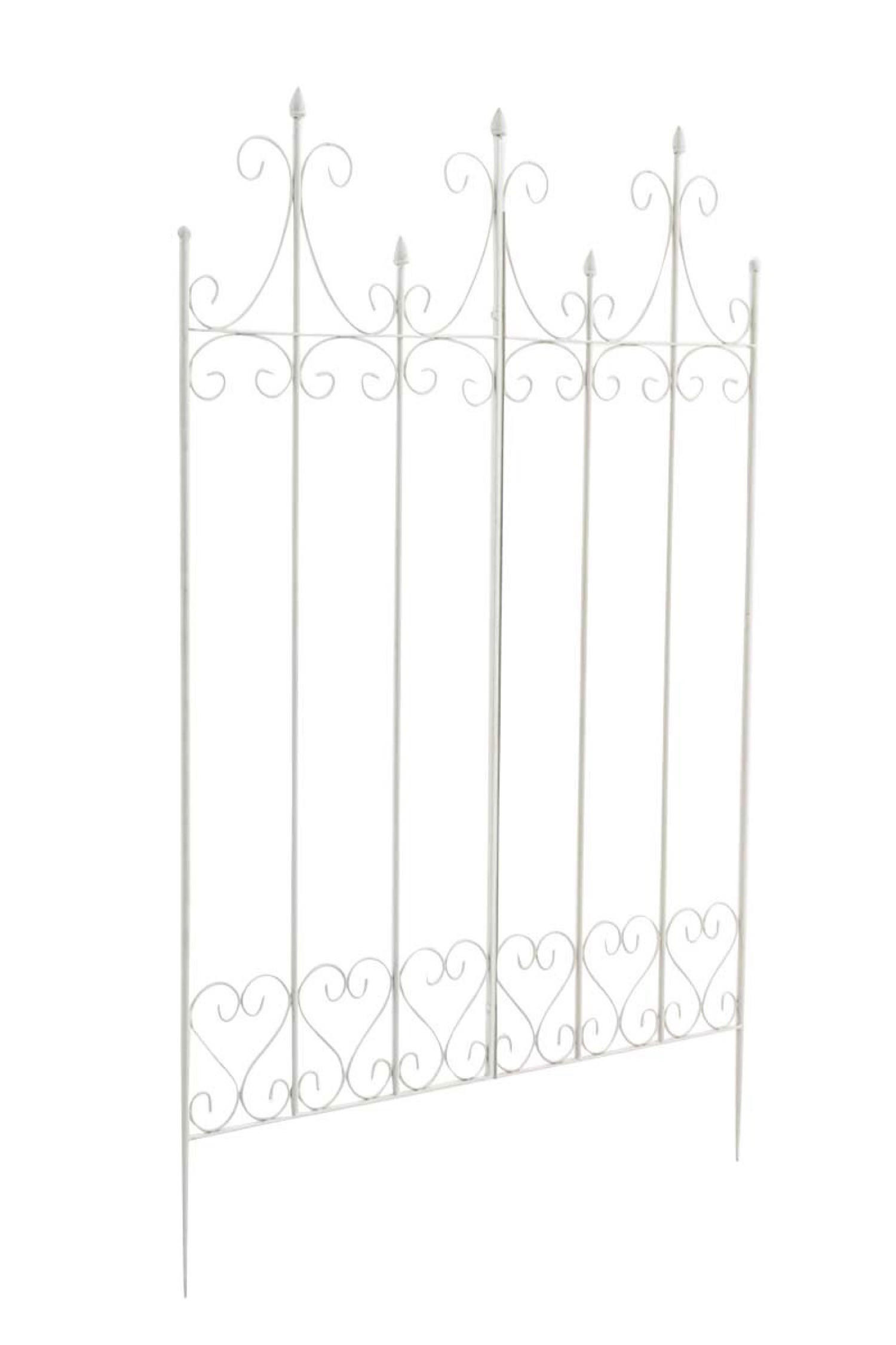 RANKGITTER Fliehs weiß - Weiß, Metall (100/150/2cm) - TPFLiving