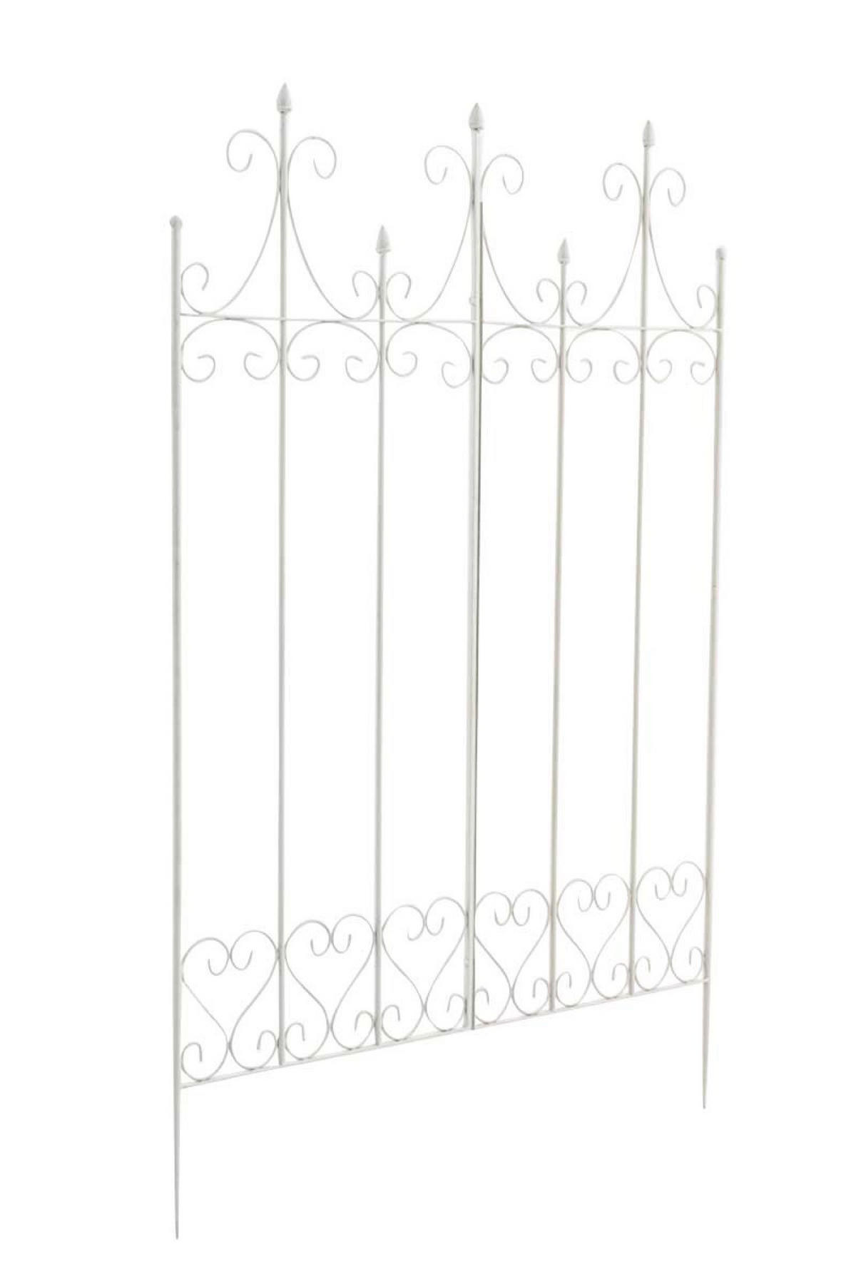 RANKGITTER Fliehs weiß - Weiß, Metall (100/150/2cm) - TPFLiving