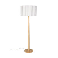 STEHLAMPE Scallop Natur - Naturfarben, Holz (30/50/149cm) - Dutchbone