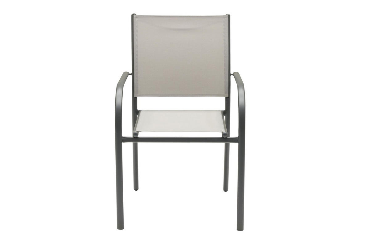 STAPELSTUHL Hartford, Textilen, Beige - Beige, Textil/Metall (56/87/66cm) - dasmöbelwerk