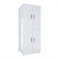 WASCHMASCHINENSCHRANK DORA-II 70cm Breit - Weiß, Holzwerkstoff (70/186/74cm)