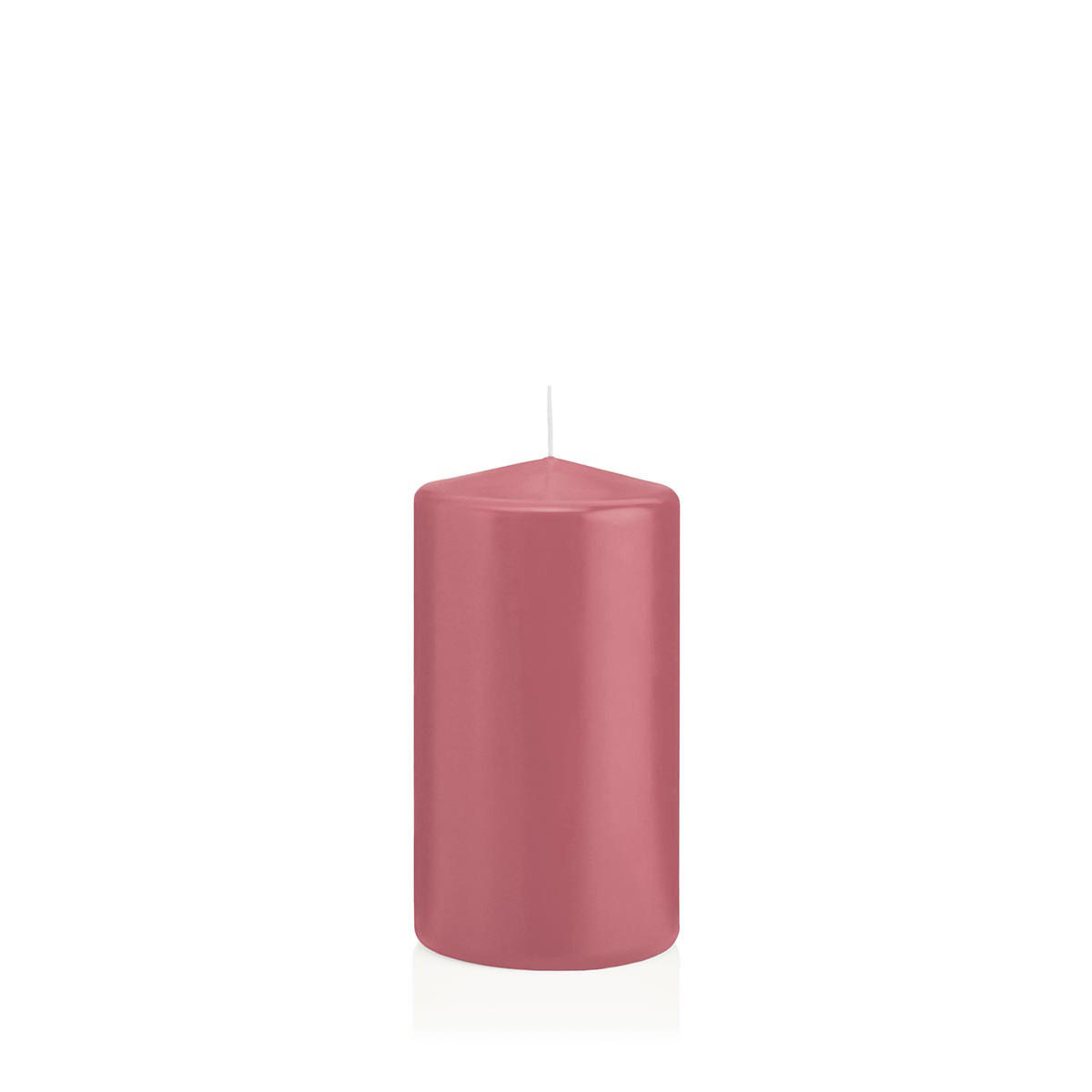 STUMPENKERZEN Erdbeerrosa Ø 48 x 60 mm, 24 Stück - Altrosa, Paraffin (5/6cm) - Wiedemann Kerzen