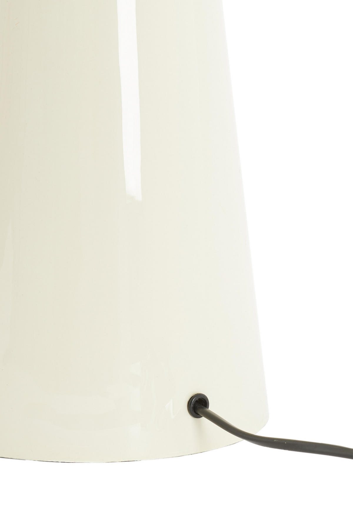 LAMPENFUSS Yelos Weiß Ø16,5/35 cm - Weiß, Metall (16.5/16.5/35cm) - Light & Living