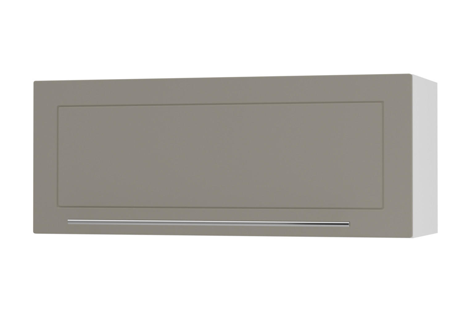 KLAPPHÄNGESCHRANK Kvantum W4B/90-AV Beige Matt / Weiß Matt 90 / 32,5 / 36cm - Beige/Weiß, Holz/Holzwerkstoff (90/36/32.5cm) - Feldmann-Wohnen