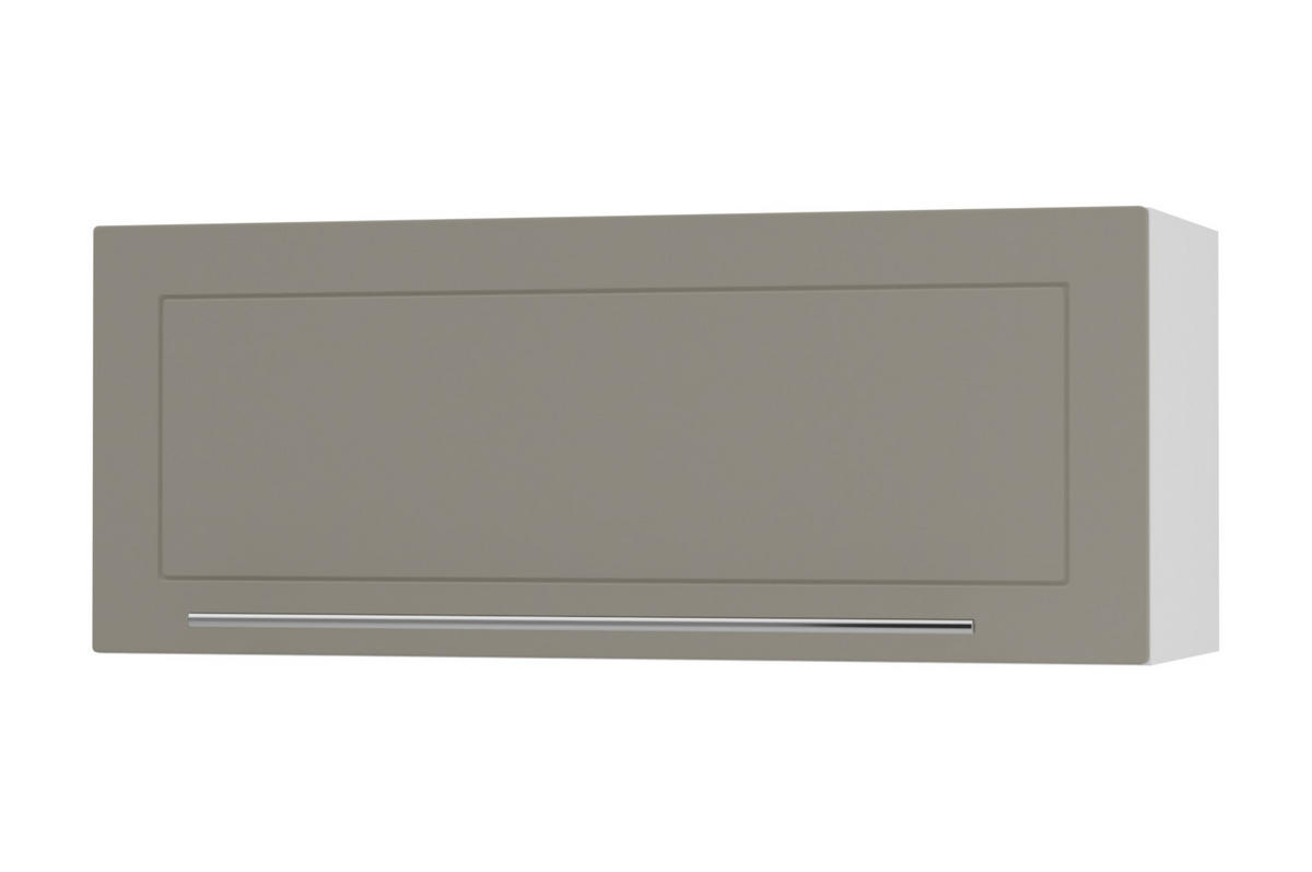 KLAPPHÄNGESCHRANK Kvantum W4B/90 Beige Matt / Weiß Matt 90 / 32,5 / 36cm - Beige/Weiß, Holz/Holzwerkstoff (90/36/32.5cm) - Feldmann-Wohnen