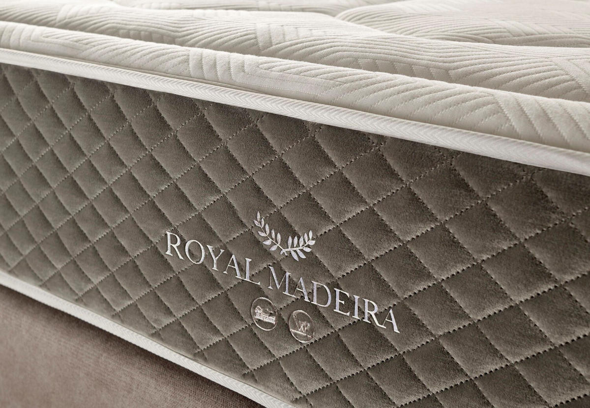MATRATZE 160x200 ROYAL MADEIRA H2/H3 30 cm - Weiß, Textil (160/200cm) - Simpur