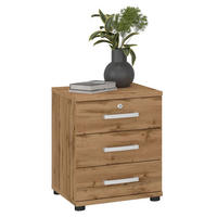 BÜROCONTAINER TORONTO - Wildeiche, Holzwerkstoff (44/55/45cm) - CARO-Möbel