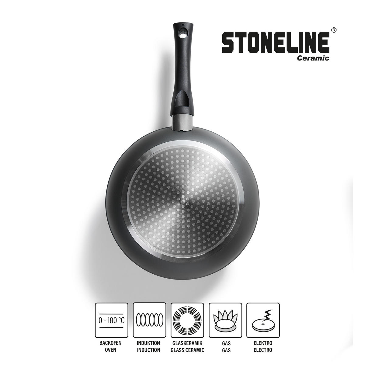 KOCHGESCHIRR SET 16-TEILIG - Grau, Metall - Stoneline