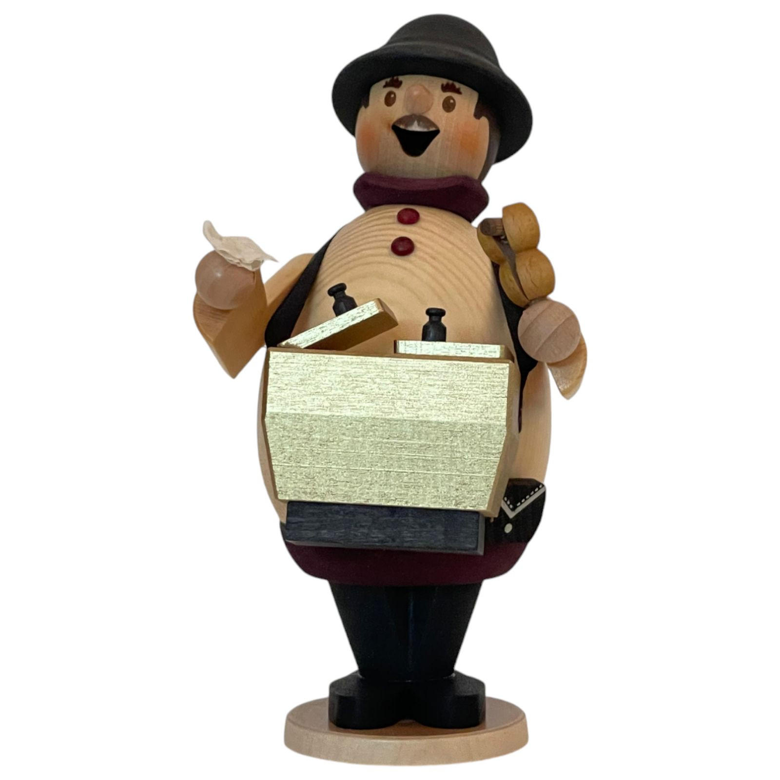 RAUCHMANN Max als Bockwurstverkäufer 16 cm - Multicolor, Holz (10/16/10cm)