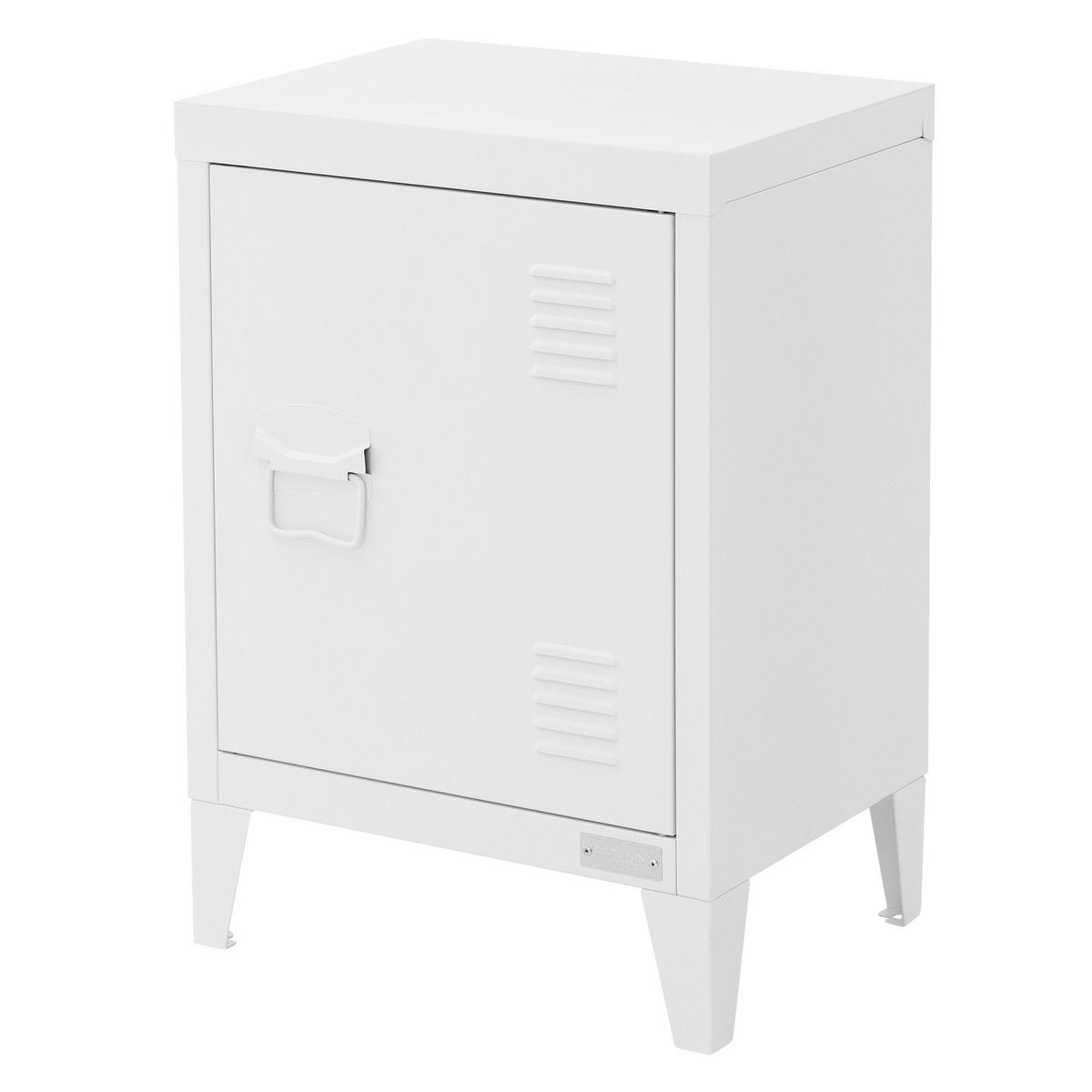 AKTENSCHRANK - Weiß, Metall (30/57.5/40cm) - ML-DESIGN