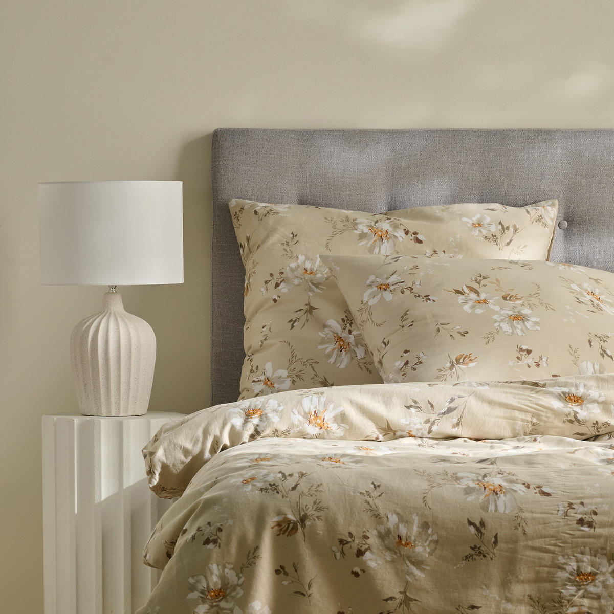 BETTWÄSCHE Jasmina - Beige, Textil (200/220cm) - home&you