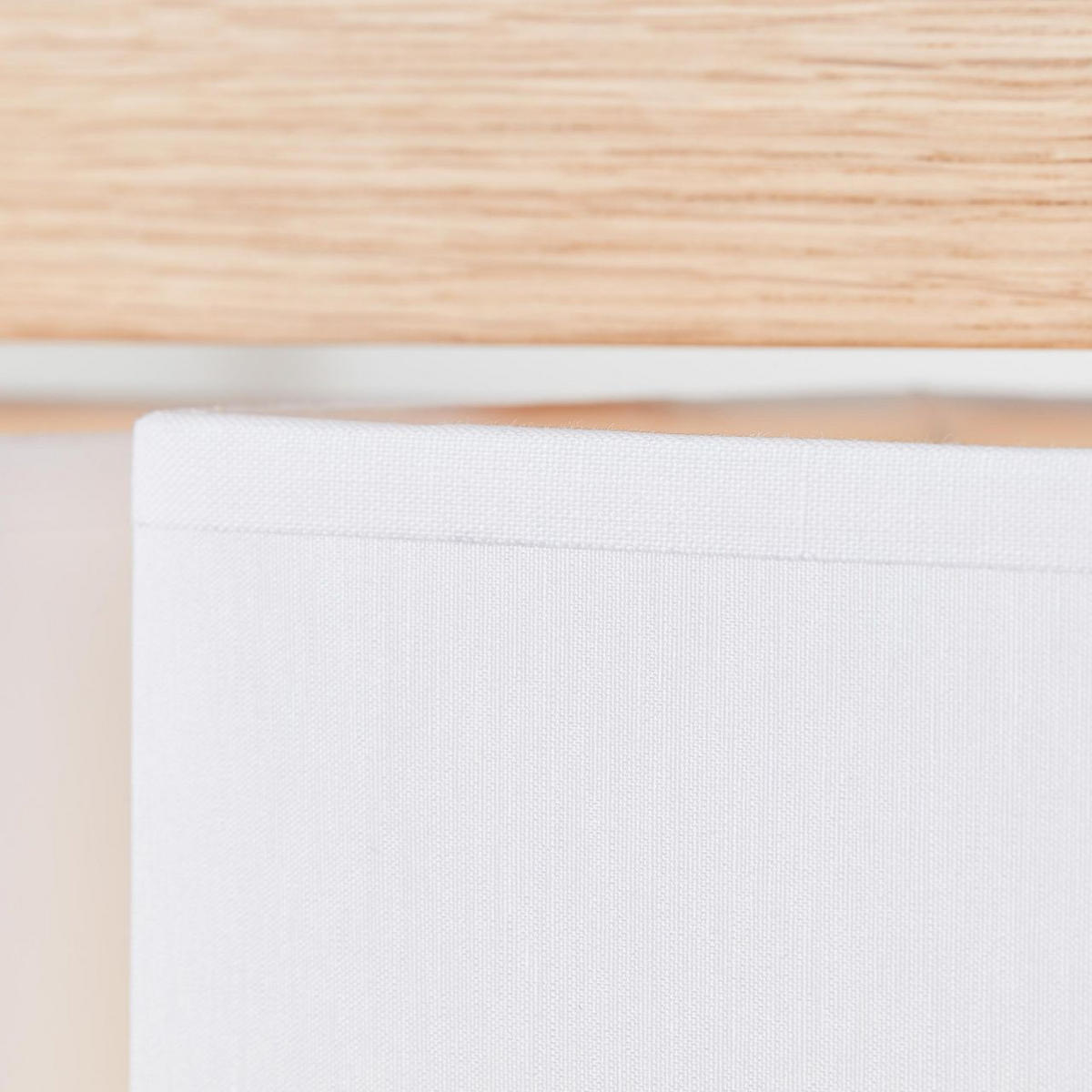 PENDELLEUCHTE Rayan 99441/35 - Weiß, Holz (12/95/113cm) - Brilliant