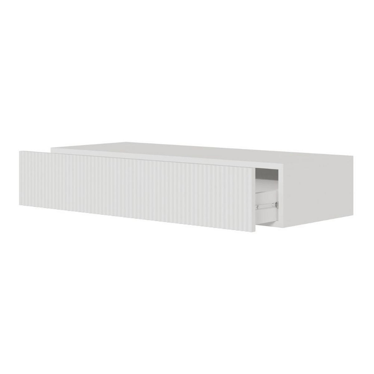 KONSOLENTISCH Veldio Weiß 90 cm - Weiß, Holzwerkstoff (35.6/90/17cm) - Selsey