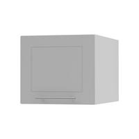 KLAPPHÄNGESCHRANK Kvantum W6B/40 Dust Grey Matt / Weiß Matt 40 / 59 / 36cm - Weiß/Grau, Holz/Holzwerkstoff (40/36/59cm) - Feldmann-Wohnen