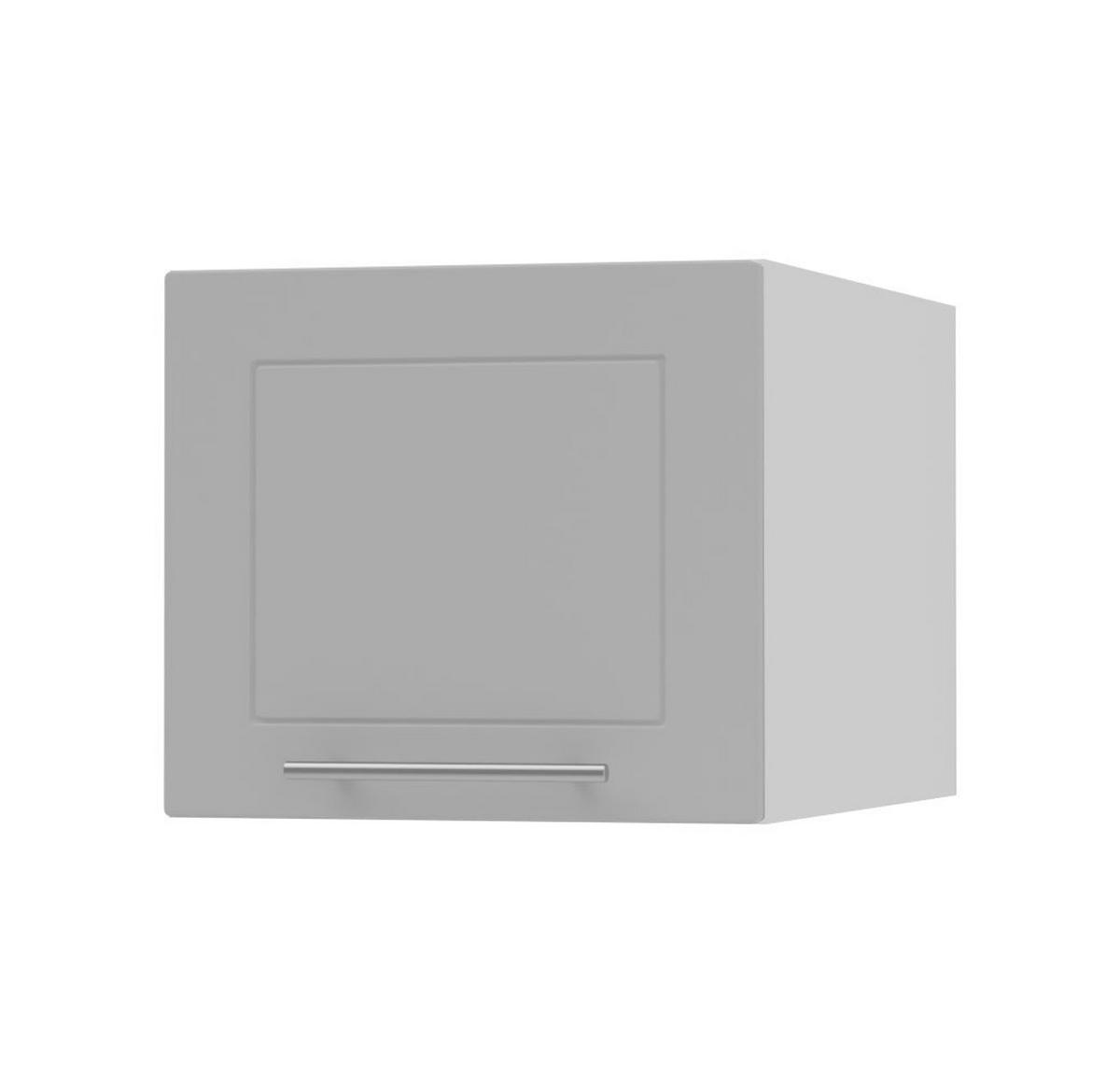 KLAPPHÄNGESCHRANK Kvantum W6B/40 Dust Grey Matt / Weiß Matt 40 / 59 / 36cm - Weiß/Grau, Holz/Holzwerkstoff (40/36/59cm) - Feldmann-Wohnen
