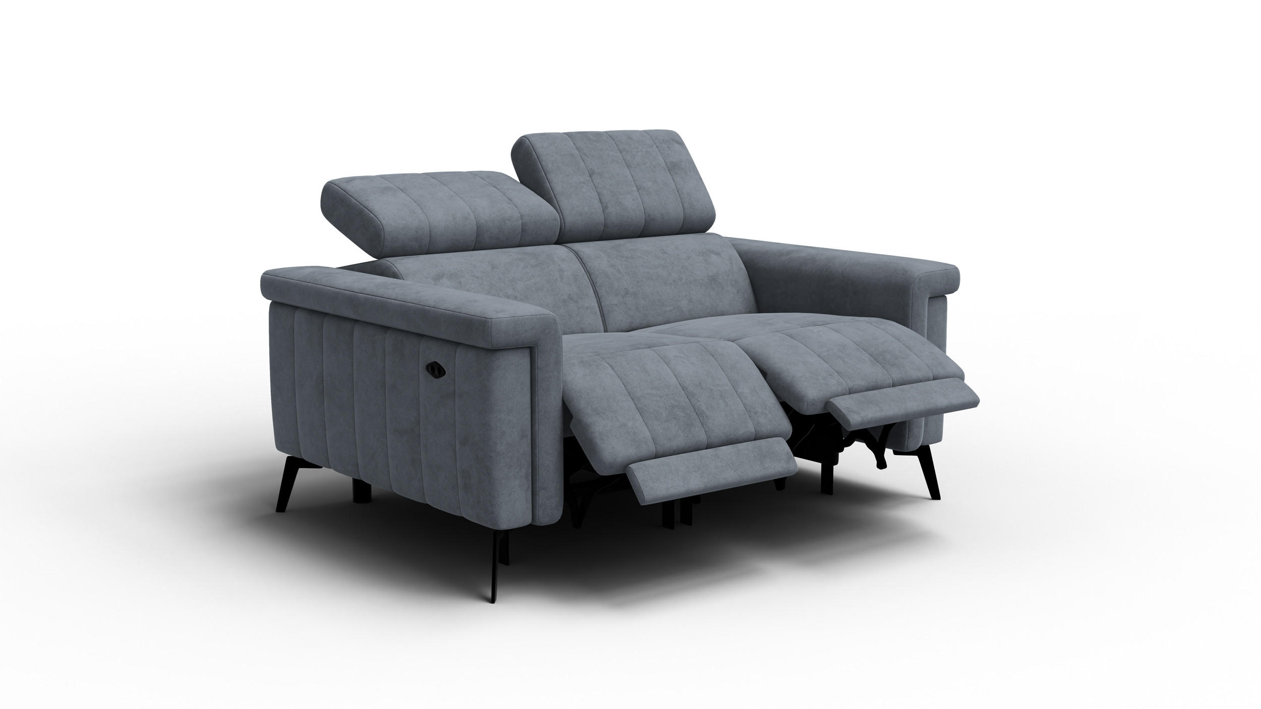 Wozimo Relaxsofa Dunkelgrau 150x80x105 cm