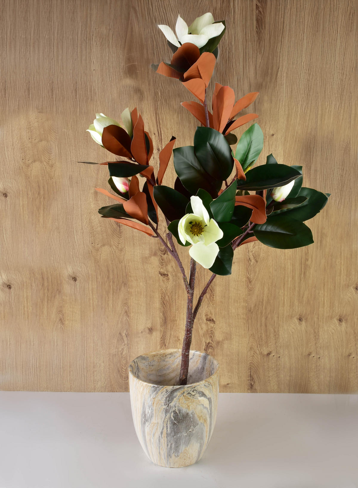 KUNSTBLUME Viridis Braun 15x14x120 cm Kunststoff - Braun, Kunststoff (120cm) - Mondex