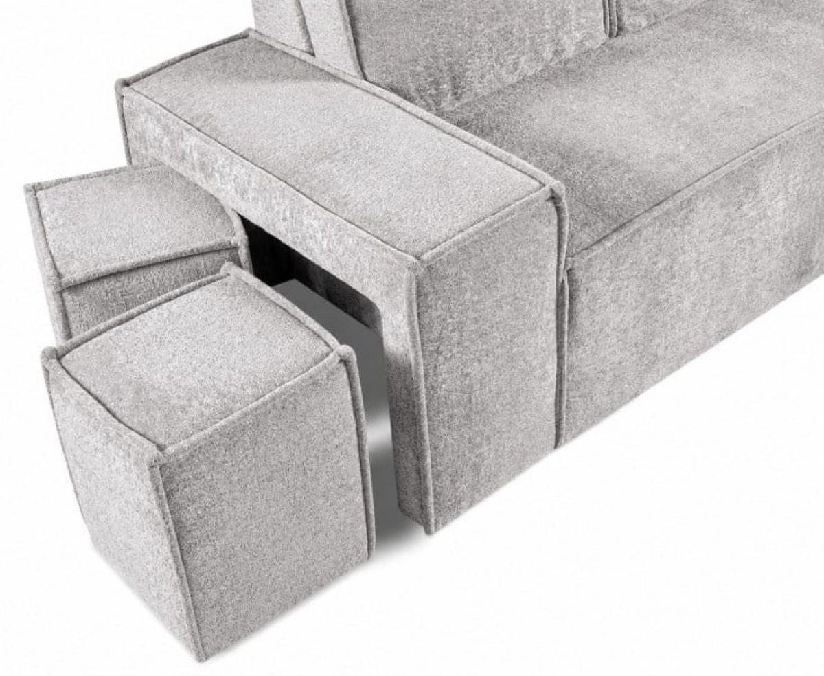 ECKSOFA Grau Colin - Grau, Holzwerkstoff (268/155cm) - Sepro Meble
