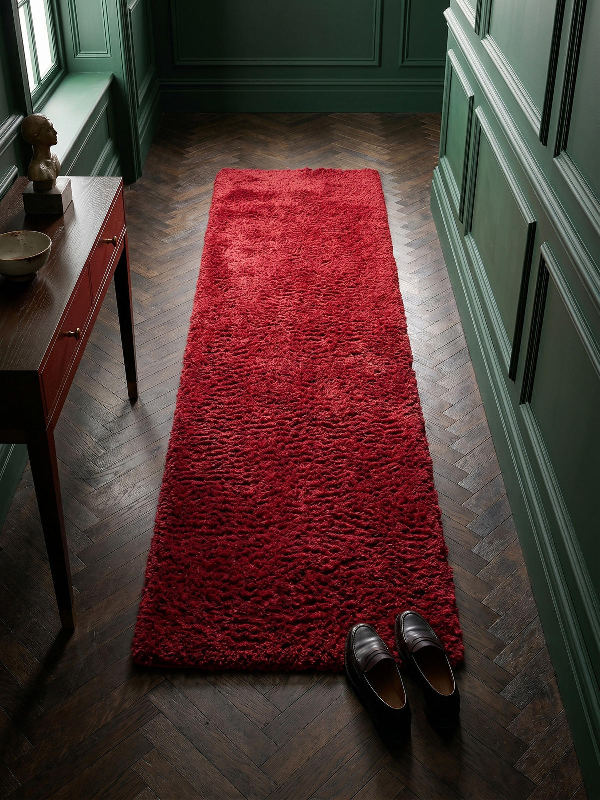 HOCHFLORTEPPICH RHEIN, einfarbig, aus Polypropylen, Rot, 80 x 150 cm - Rot, Textil (80/150cm) - KADIMA DESIGN