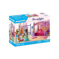 SPIELSET Prinzessinnenschlafzimmer mit Himmelbett und Ankleidezimmer - Blau, Kunststoff (7/19/25cm) - Playmobil