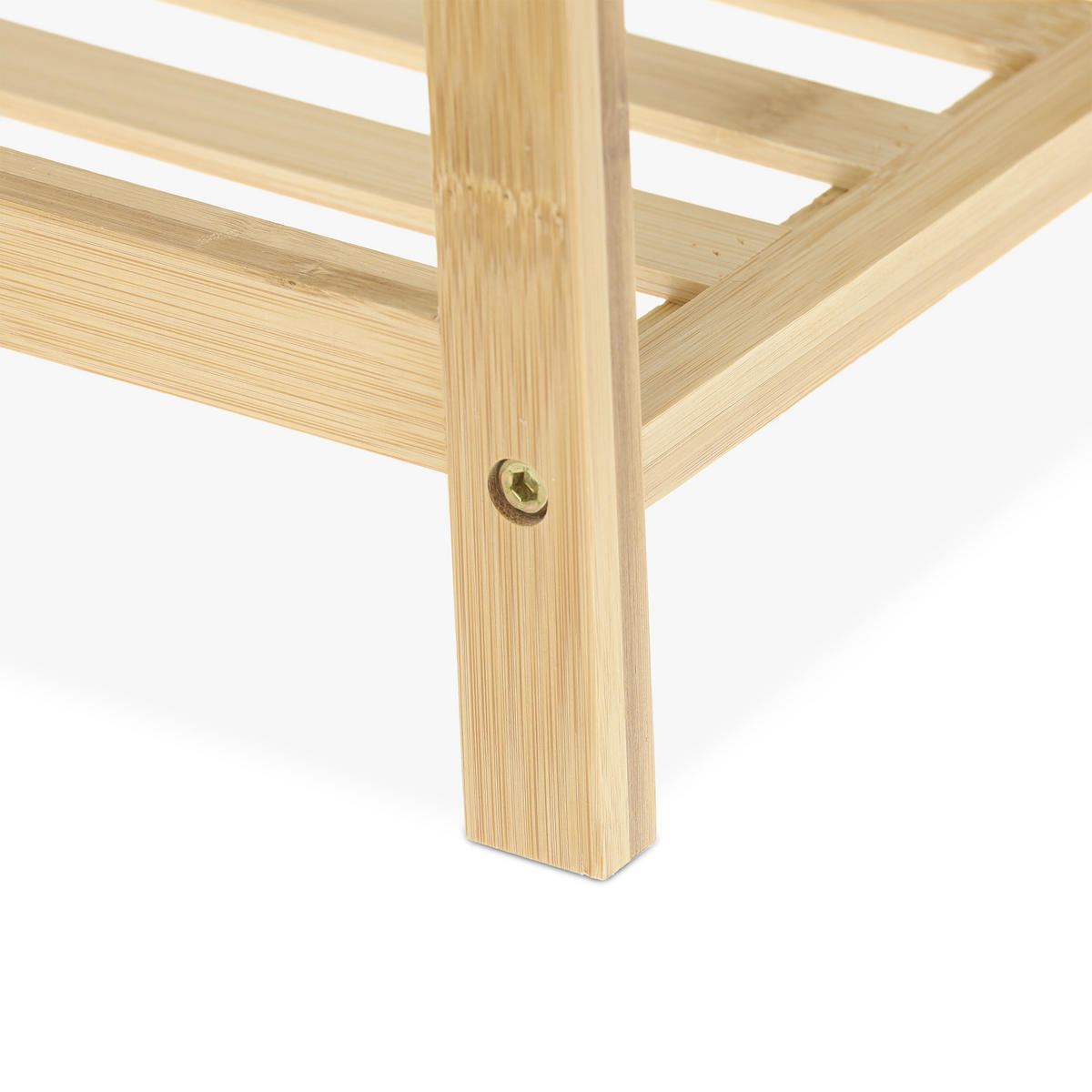 HANDTUCHSTÄNDER - Hellbraun, Holz (53/78/24cm) - Relaxdays