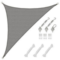 SONNENSEGEL Luftdurchlässig 510/360 cm Grau - Grau, Kunststoff (360/510cm) - Amanka