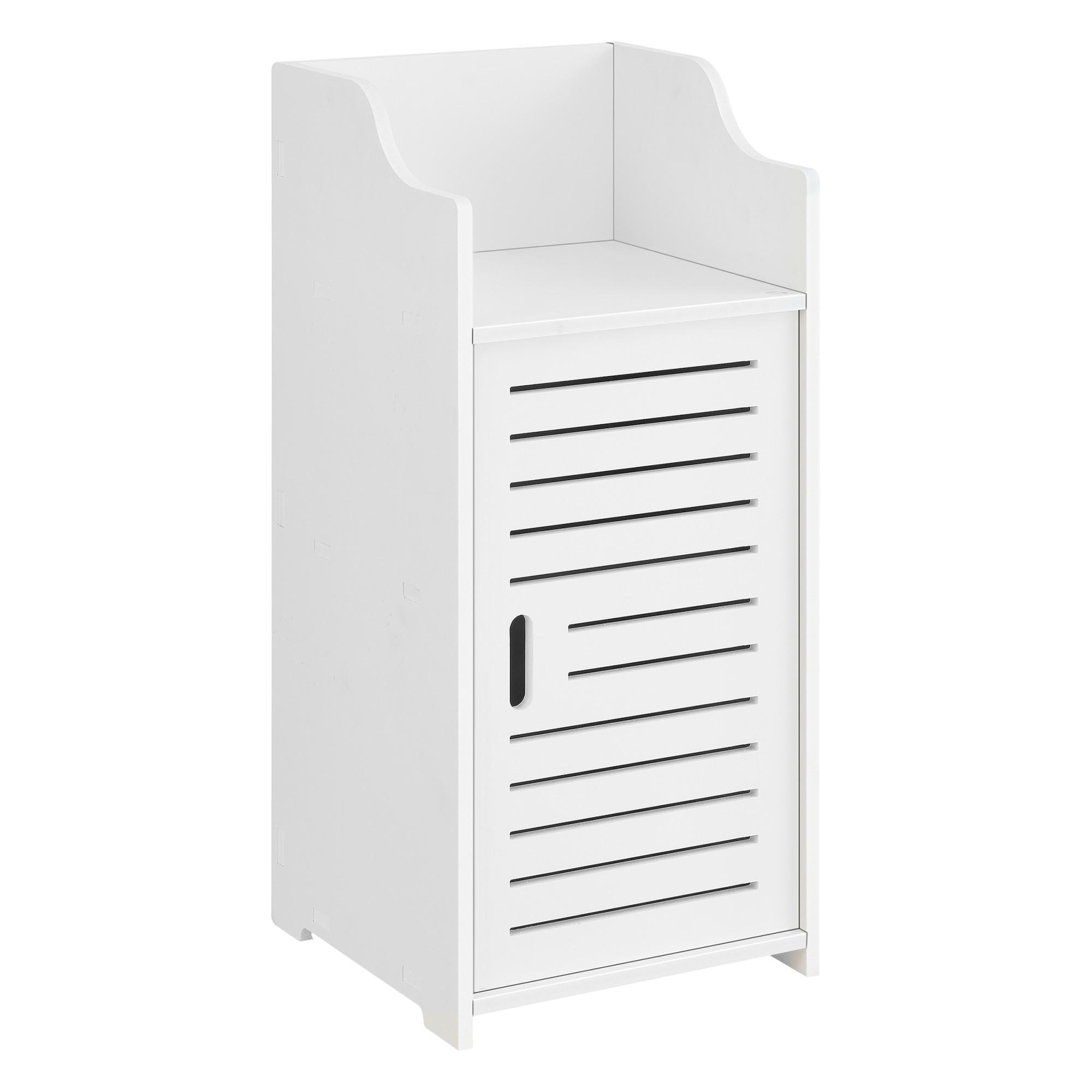 BADEZIMMERSCHRANK Svanvik - Weiß, Kunststoff (32/72/32cm) - [en.casa]