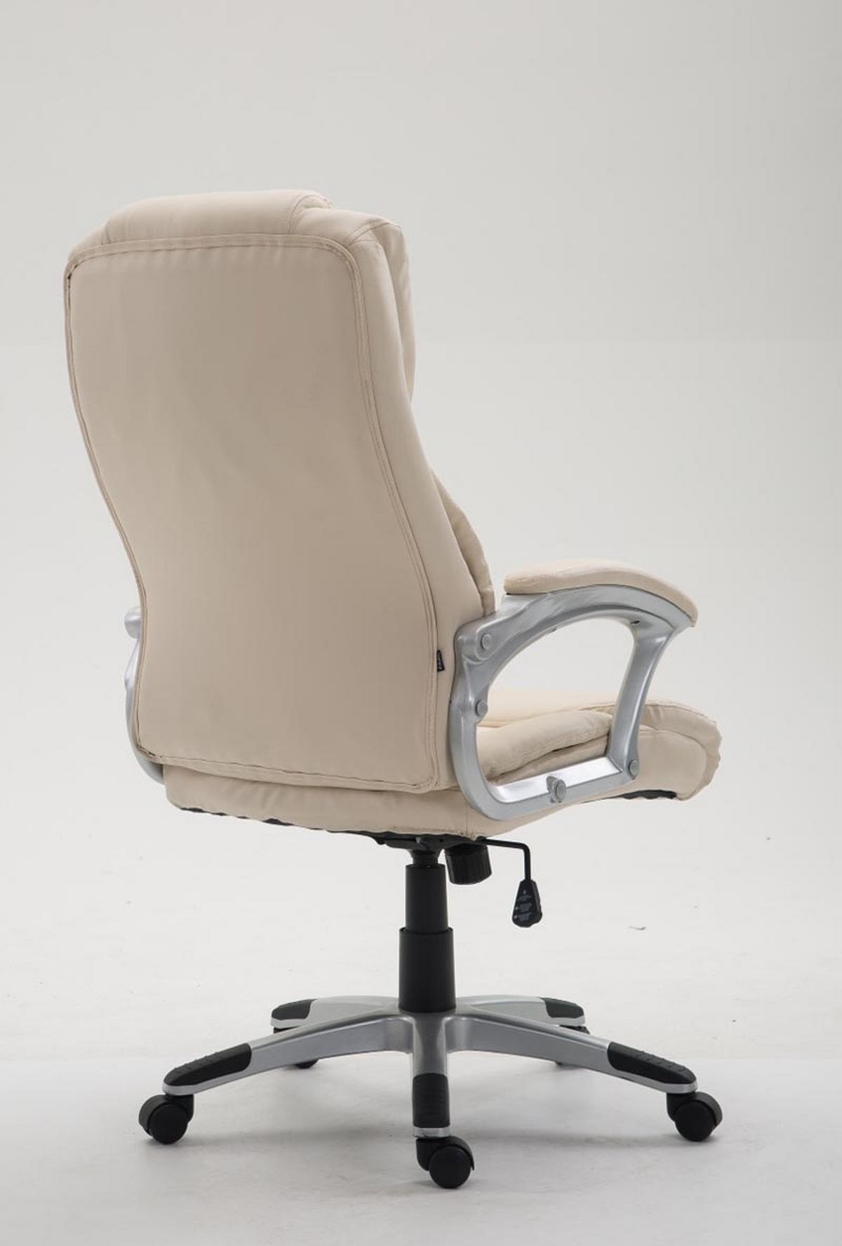 BÜROSTUHL Texum 2, Kunstleder Creme - Creme, Kunststoff/Textil (65/119/73cm) - TPFLiving