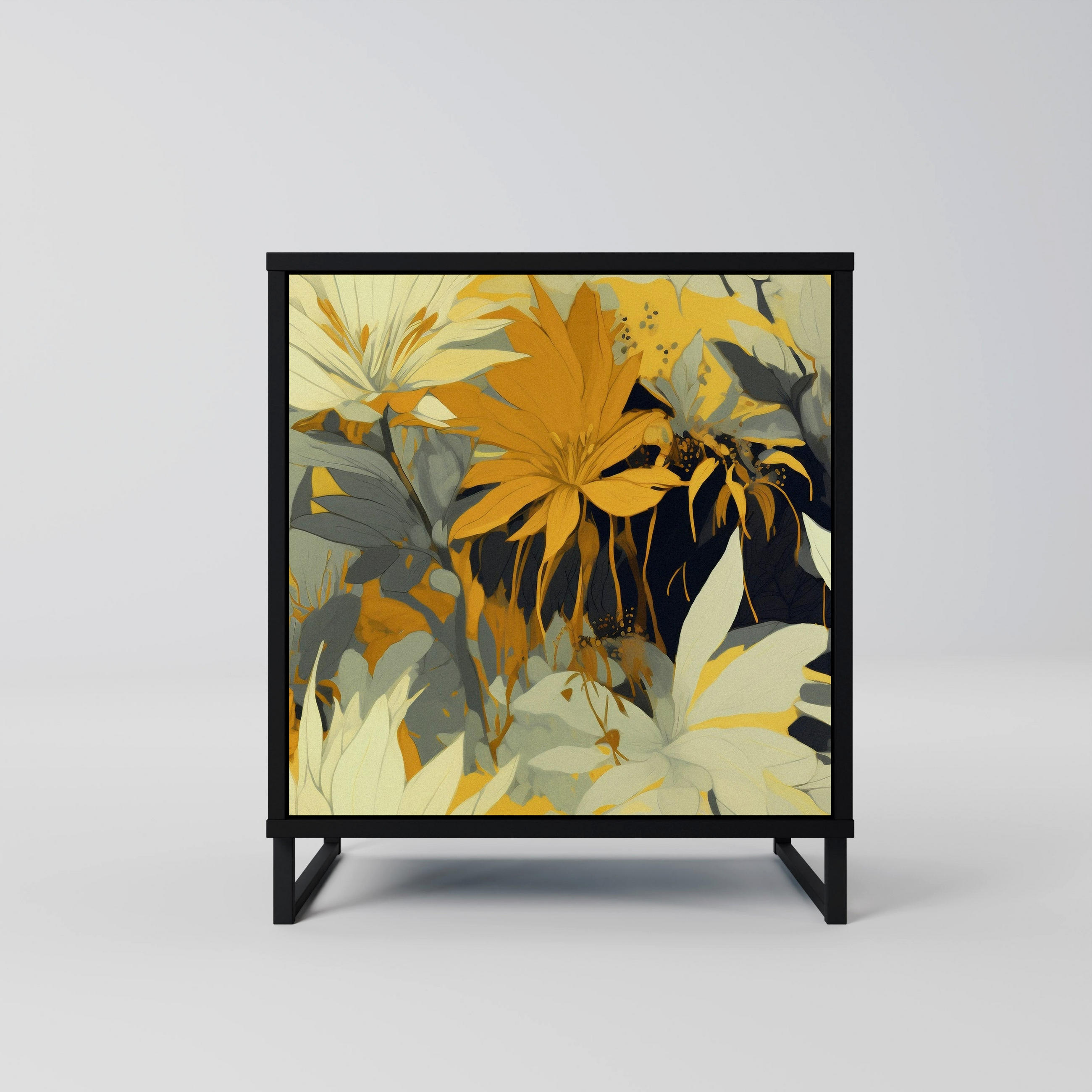 SpaceRebels Sideboard Schwarz 57.5x67.5x42 cm