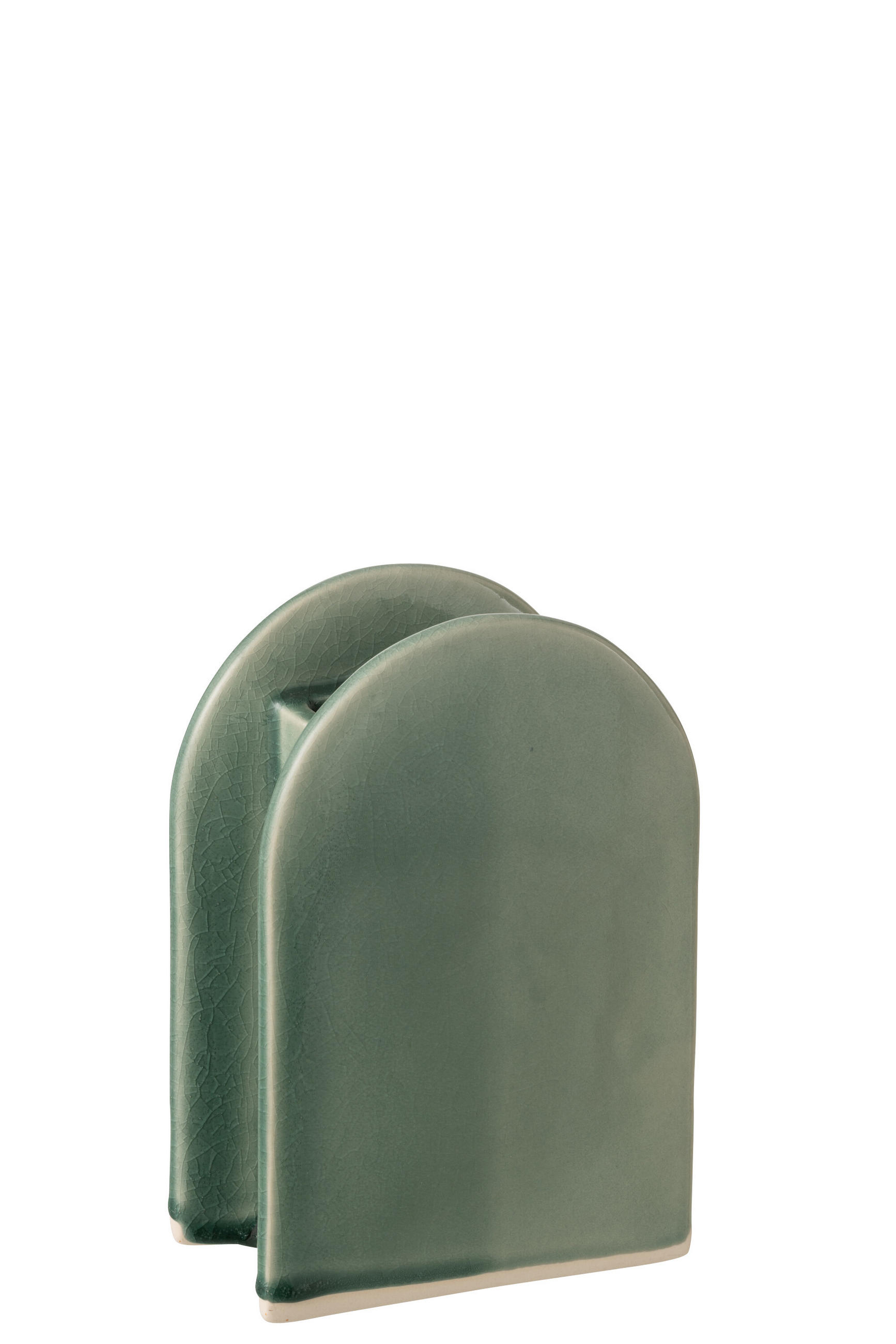 VASE BART Grün - Grün, Keramik (24.5cm) - J-Line