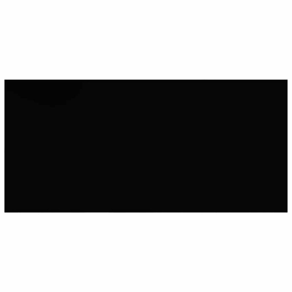 WANDBOARD 50/23,5/3,8 cm aus MDF Schwarz Max. Belastbarkeit 7 KG - Schwarz, Holzwerkstoff/Metall (50/3.8/23cm) - vidaXL