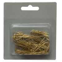 AUFHÄNGER für Weihnachtsdeko 100 Stk. - Goldfarben, Metall (8/1/8cm) - Atmosphera Createur d´interieur
