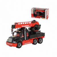 SPIELZEUGAUTO Kranwagen 56832 rot 59,5 cm lang, Drehteller, rotierende Räder, 360° drehbar, Kran - Rot, Kunststoff (22/37/59.5cm) - Polesie