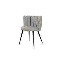 ESSZIMMERSTUHL JADA Grau Leder - Grau, Leder (59/79/55cm) - KAWOLA