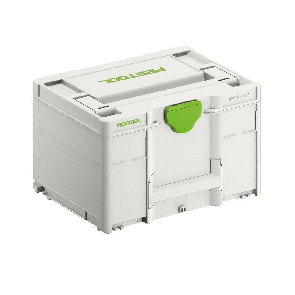 FESTOOL Systainer SYS3 M 237 ( 204843 ) 21,4 Liter 396x296x237mm Werkzeugkoffer koppelbar - Multicolor, Kunststoff (29.6/23.7/39.6cm) - Festool