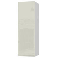 HÄNGESCHRANK Florence W4/30 Weiß / RAL 1013 perlweiß HG 30 / 32,5 / 96cm - Türanschlag rechts - Weiß Hochglanz/Weiß, Holz/Holzwerkstoff (30/96/32.5cm) - Feldmann-Wohnen