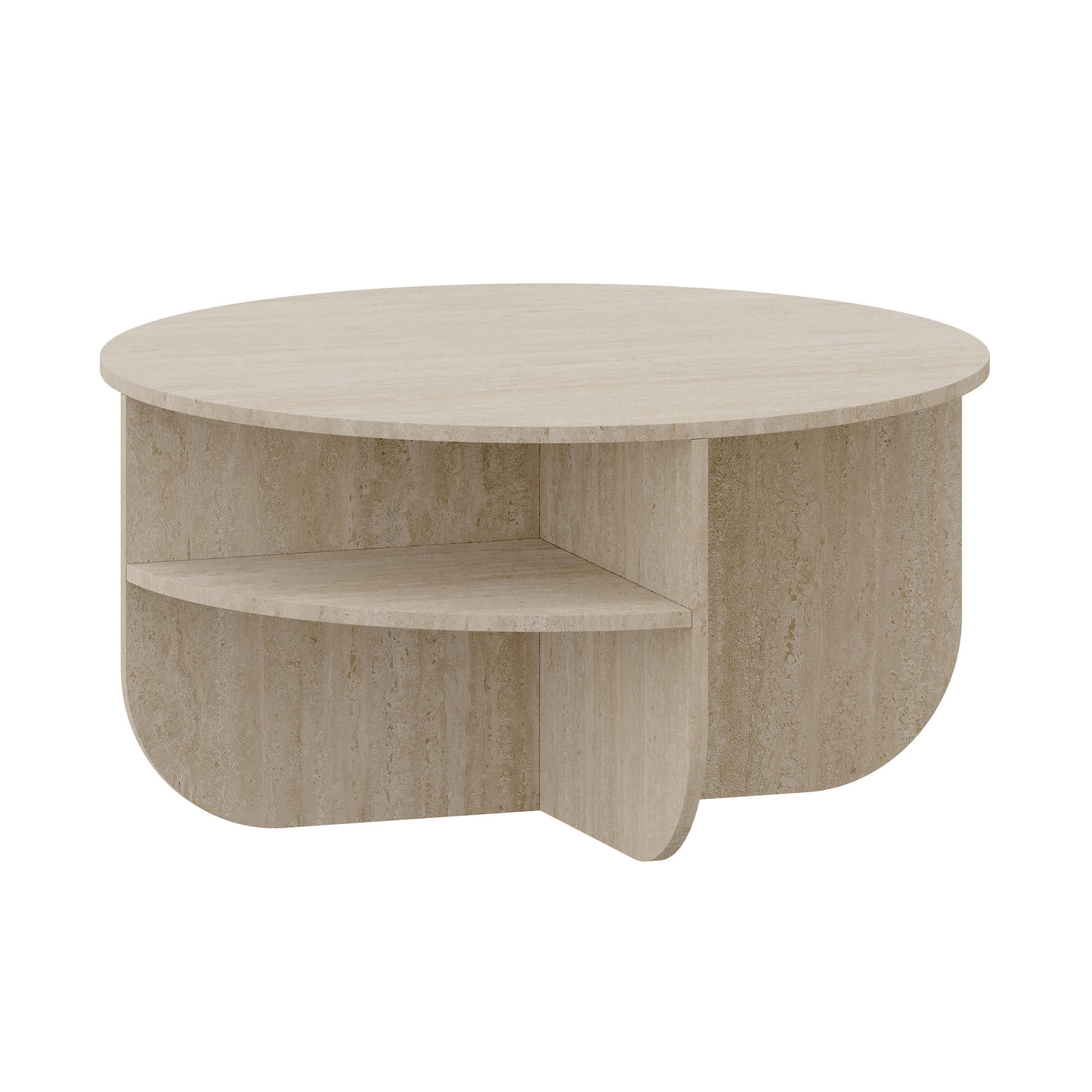 COUCHTISCH Reykhon 80/80/41 cm - Beige, Holzwerkstoff (80/80/41cm) - [en.casa]