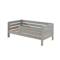 KINDERBETT TODDLER Grau 76x144x56 cm - Grau, Holz - FURNLUX