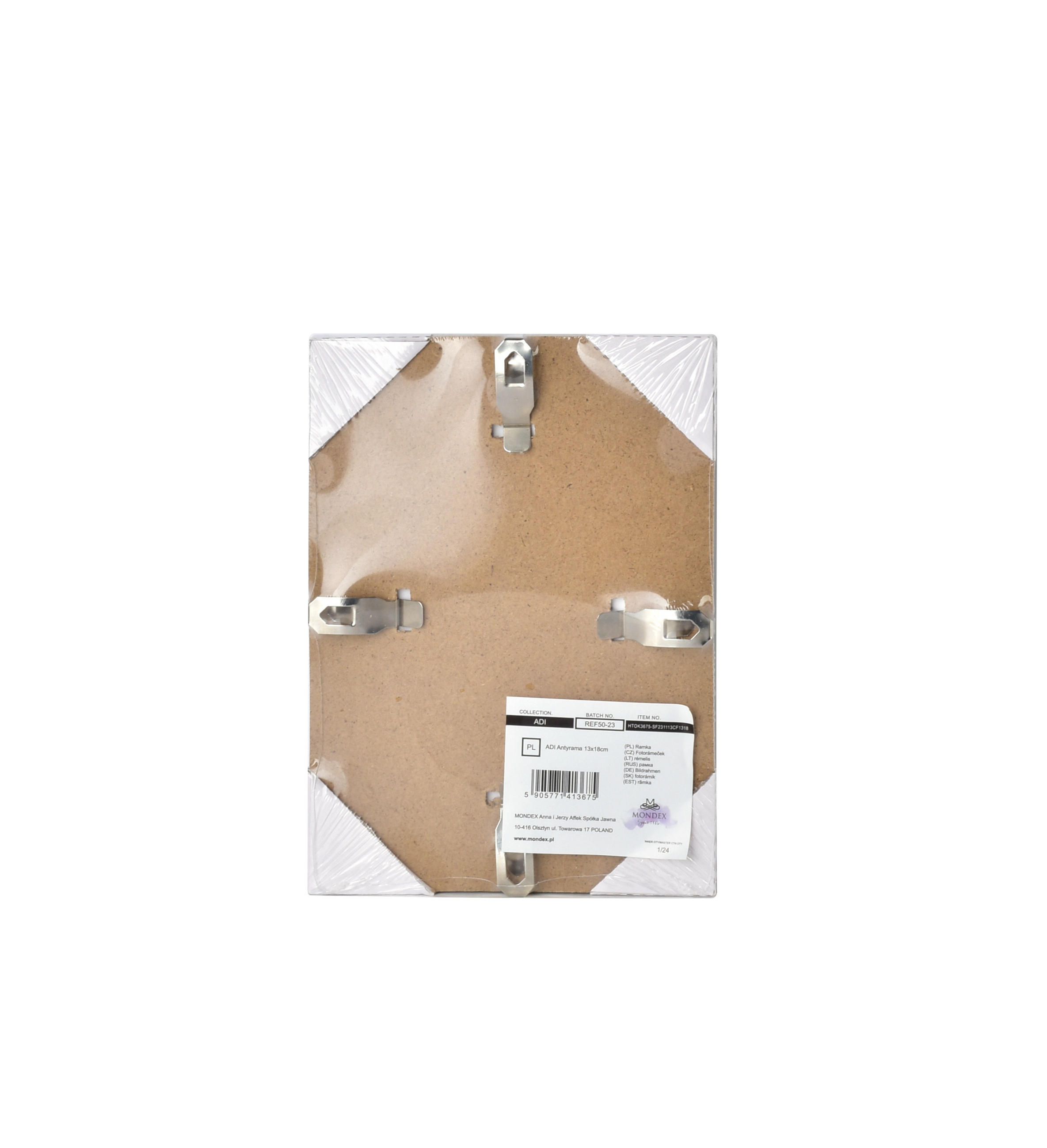 CLIPRAHMEN Adi Transparent 18/13/1 cm Glas - Transparent, Glas (13/1/18cm) - Mondex