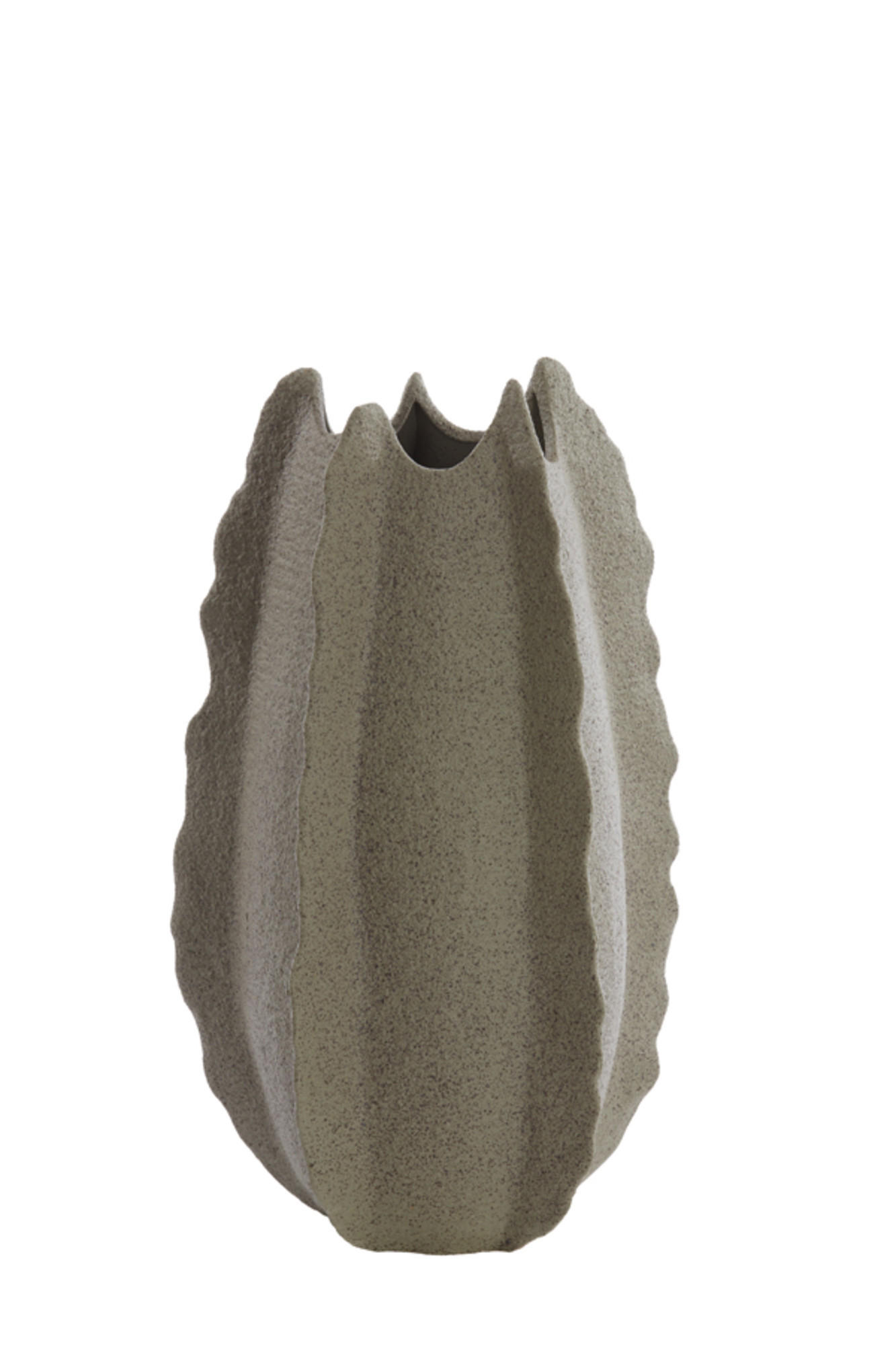 VASE Kelapa Grün Ø31/53 cm - Grün, Keramik (53cm) - Light & Living