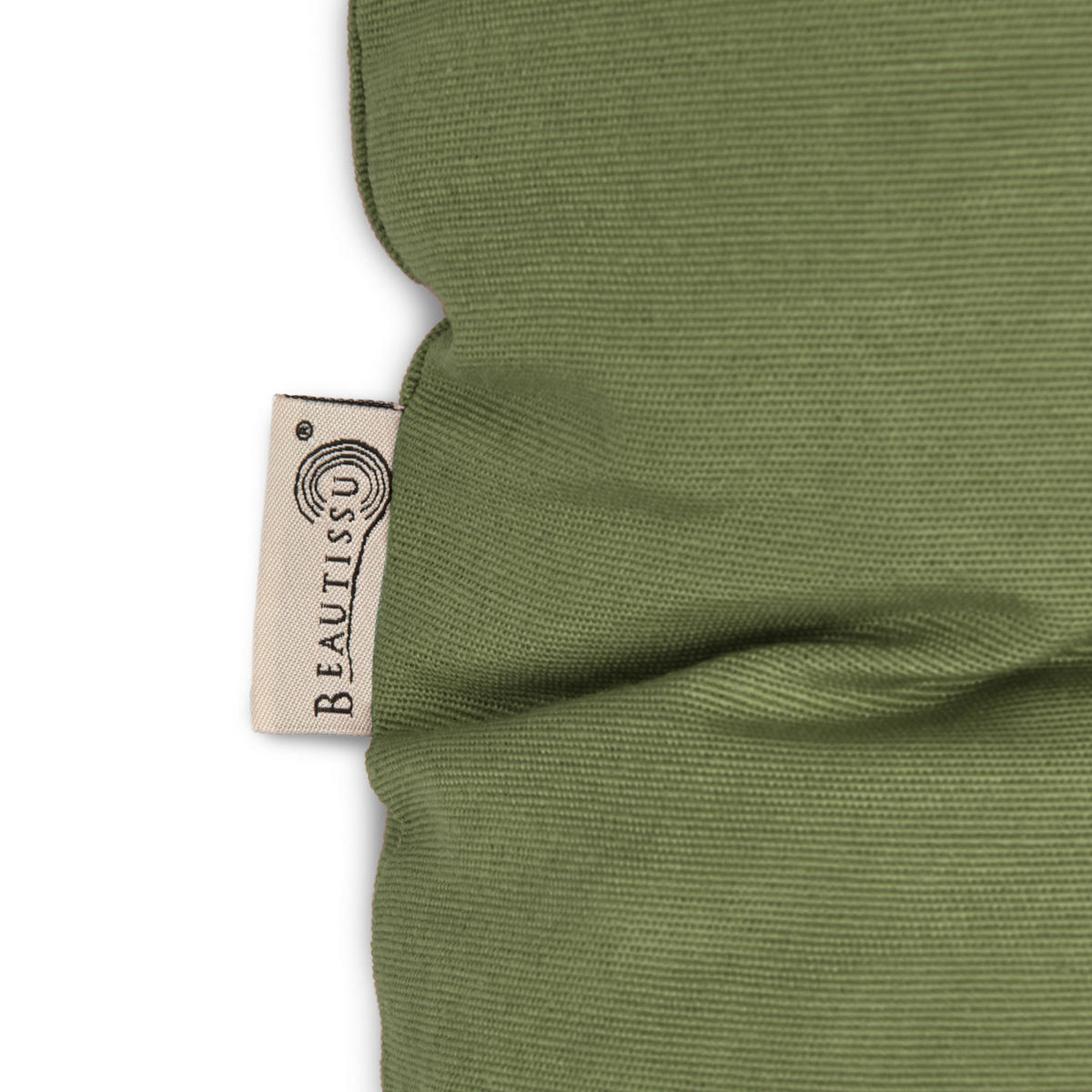 BANKAUFLAGE Flair BR 100x50cm Olivgrün - Olivgrün, Textil (50/100cm) - Beautissu 