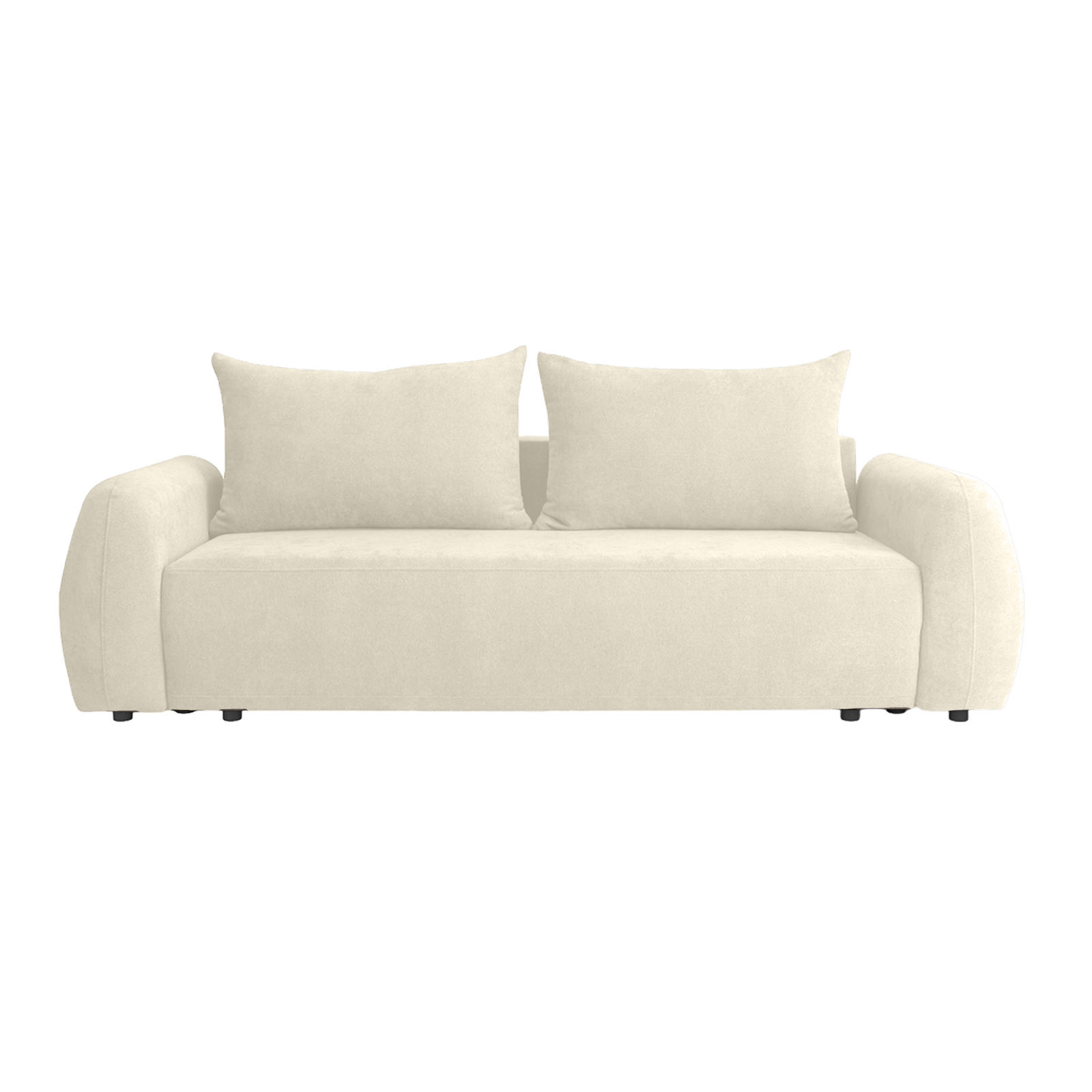 Fedve SOFA MUNDUK s funkcí spaní, krémově bílá