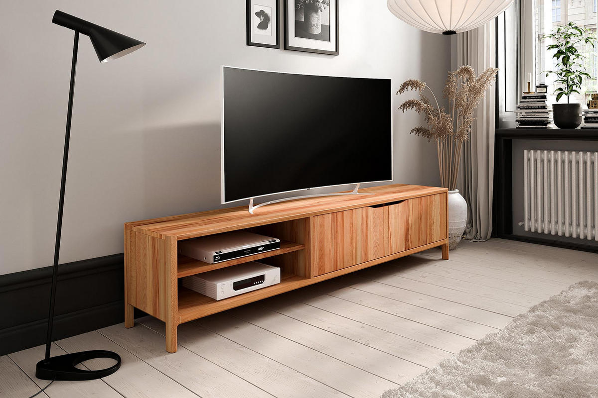 TV-SCHRANK PAUL Kernbuche - Kernbuche, Holz (200/48/50cm) - byoak